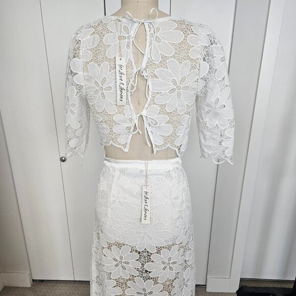 For Love & Lemons Malika Crop Top + Skirt - Picture 4 of 6